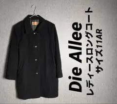 Die Allee ステンカラーコート ブラック 黒 ウール11ARのサムネイル
