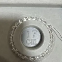 天然石 クリアクオーツ アゼッライト ブレスレット9mm+