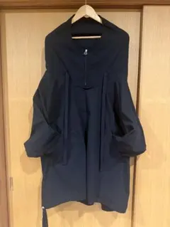 POLYPLOID【未使用】ポリプロイド/ダブルブレスト/テーラードジャケット アウトレット】パウダリーストレッチツイル ダブルジャケット 紺