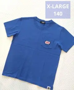 XLARGE Tシャツ ブルー 140のサムネイル