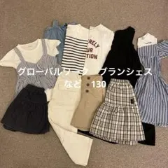 グローバルワーク、ブランシェスなど　夏物　子供服まとめ売り130cm 女の子