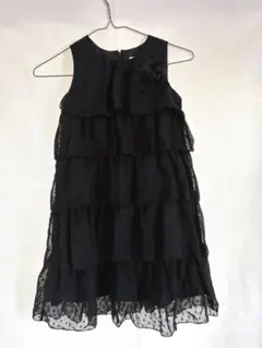 Catherine Cottage 黒 フリル ワンピース 120
