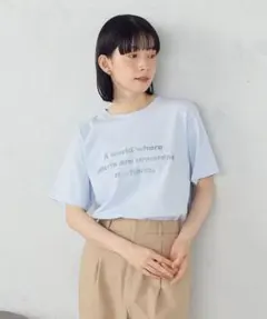 【新品・B品】COMME CA ISM　グリッター　ロゴＴシャツ　9号