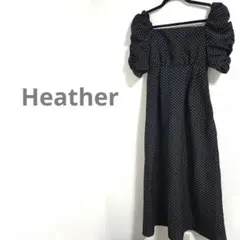 Heather ヘザー 3WAYジャガードミニワンピース - メルカリ