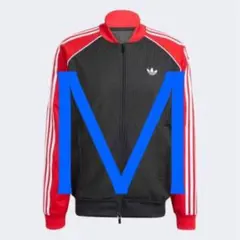 【ラスト一点】新品M adidas トラックトップ 藤井風 ブラック×赤