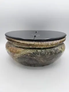 d051 耳付花入 志戸呂 廣前心斎　木箱 茶道具 古物 d051 耳付花入 志戸呂 廣前心斎 木箱 茶道具 古物 - メルカリ