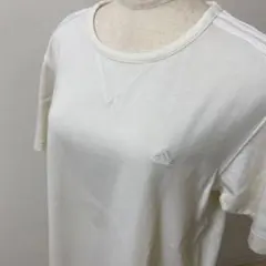 アディダス ビンテージ Tシャツ M オフホワイト（レディースL〜XL相当）