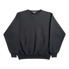 90s USA제 Lee 헤비 웨이트 블랙 무지 스웨트 블랙 D19