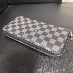 ダミエ柄 長財布