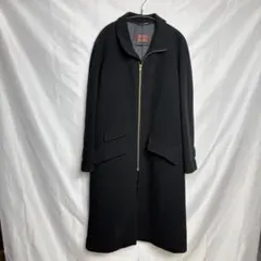 George Manley ジョルジオ マウリジオ ステンカラーコート ブラック