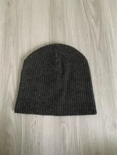 Ungrid アングリッドリブ編みニット帽 グレー