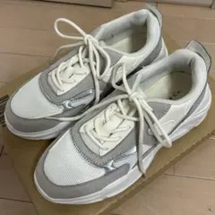 しまむら　MUMUさん　厚底スニーカー　Lサイズ