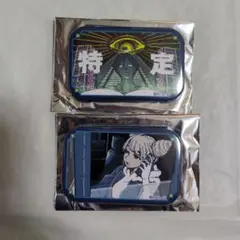 都市伝説解体センター スクエア缶バッジ 廻屋渉 ジャスミン