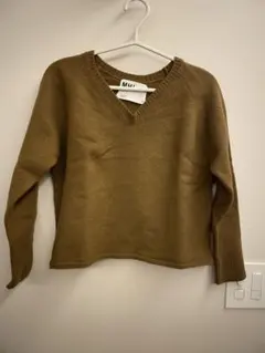 【MHL.】ブラウン Vネック セーター II