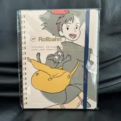 魔女の宅急便　キキ　ジジ　ジブリ　ロルバーン　ポケット付きメモL ピンク