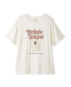 ジェラピケgelato pique ワンポイントTシャツ　キティ　ホワイト ジェラピケgelato pique ワンポイントTシャツ キティ ホワイト - メルカリ