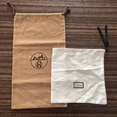 ★エルメス★GUCCI★巾着袋★保存袋★2点セット