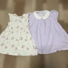 80夏用ワンピース2枚セットのサムネイル