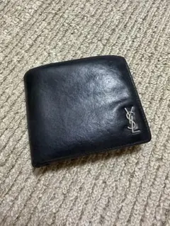 YVES SAINT LAURENT 二つ折り財布 ブラックのサムネイル