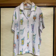 PUNYUS カクテルアロハシャツ 半袖 総柄のサムネイル