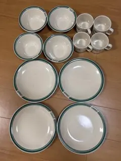 Coleman アウトドア食器セット 12点& メッシュドライネット