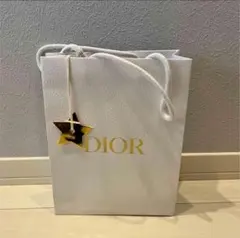 ディオール Dior ショップ袋 白 星型タグ付き