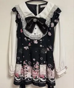 リズリサ♡ Creamy Berry柄セットアップ♡ブラック♡ - メルカリ