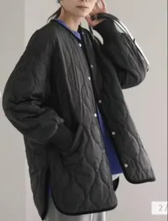 green label relaxing　リバーシブル キルティング ブルゾン