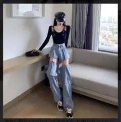 burlesqueショートパンツレッグウォーマー レッグカバー付きショートパンツ