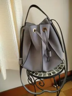 ☆ザラ　グレー バッグ　☆