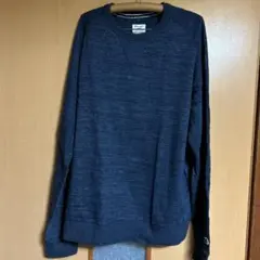 ビンテージ　Champion ネイビー クルーネック トレーナー L