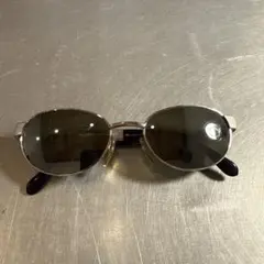 エンポリオアルマーニ ゴールド ブラウンレンズ オーバル サングラス