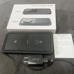 【2023最新型】ワイヤレス充電器 Apple充電器3 in 1急速充電