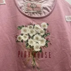 S*i様 PINK HOUSE 花柄プリント 半袖Tシャツ