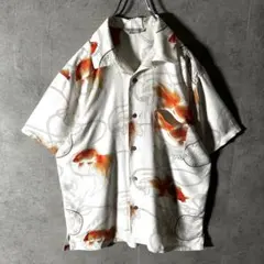 限定 UNIQLO 芸艸堂 伊藤若沖アロハシャツ 鶏柄 Sサイズ - メルカリ