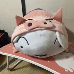 クレヨンしんちゃん　シロかぶりっこ　コロりんBIGぬいぐるみ　ぶりぶりざえもん