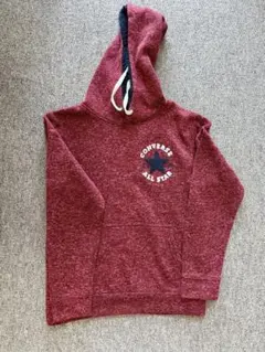 Converse 赤 フード付き スウェットパーカー