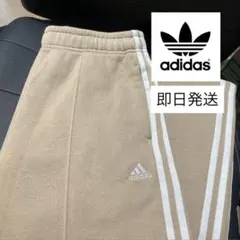 【希少】adidas 00sトラックパンツ ストレート ベージュ ワイド Ｌ