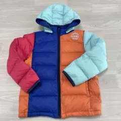 beams miniマルチカラーダウンジャケット130