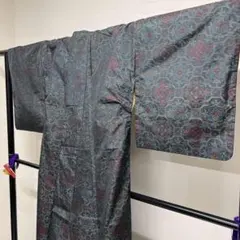 着物 大島 単衣紫陽花 - メルカリ