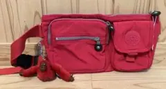 【美品】キプリング ボディバッグ ウエストポーチ ポシェット