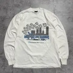 s*w様 90s USA製 スクリーンスターズ 長袖Tシャツ 企業ロゴ 電話 ヴのサムネイル