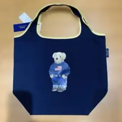 ポロラルフローレン ポロベア刺繍 ネイビーエコバッグ