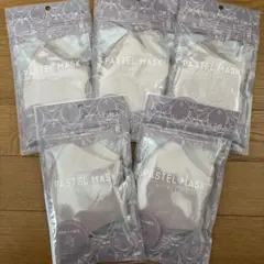 【新品】PASTEL MASK 3枚入 3Dしっとりマスク　レギュラー　5セットのサムネイル