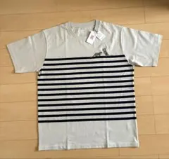 graniphベージュ ストライプ Tシャツ　新品未使用