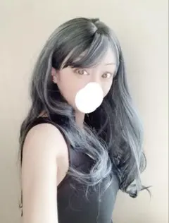 Brightlele　リラックスセミロング　ハイライトカラー　ブルーグレーのサムネイル