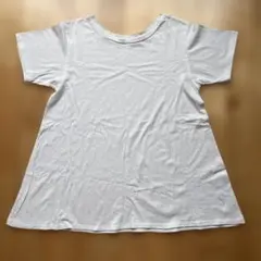 RETRO GIRLホワイト Aライン 半袖Tシャツ フリーサイズのサムネイル
