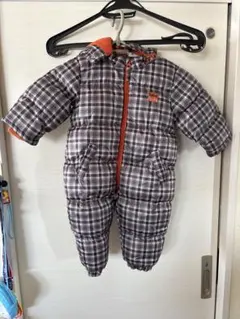 BOBOLI チェック柄ダウンスーツ 子ども用