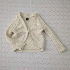 babyGap カーディガン 90cm 18-24ヶ月 アイボリー