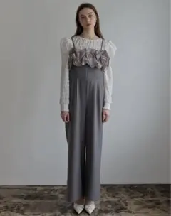 シアーフリルキャミオールインワン　Mサイズ